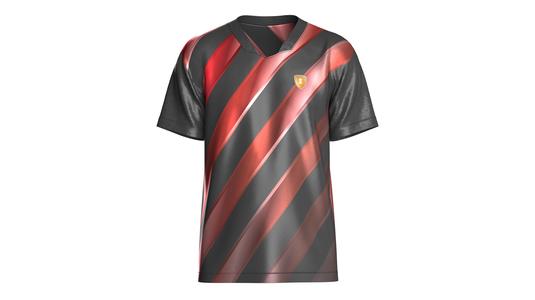 Soccer Red And Black Jersey-Home Kit V2 | Marvelous / Clo3d / obj / fbx