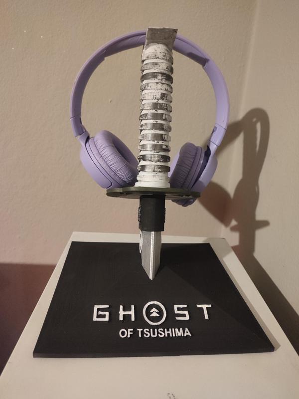 HEADPHONE STAND  ( GHOST OF TSUSHİMA )
