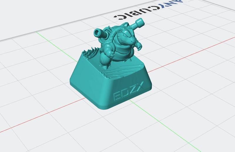 Blastoise Keycaps - EDZX  (MX Cherry)