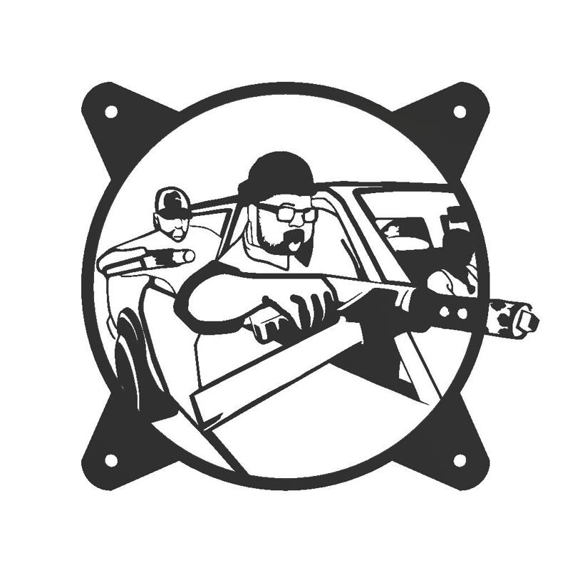 FAN COVER Big Smoke GTA CUBIERTA DE VENTILADOR FAN GRILL 120MM