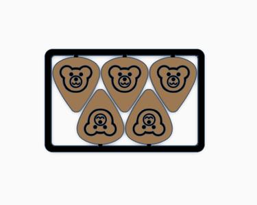 Bear Head PickCard
