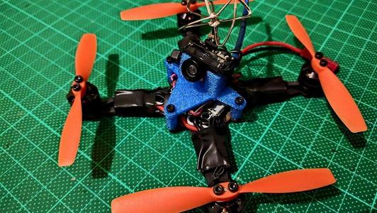 Crook camera mount and buzzer