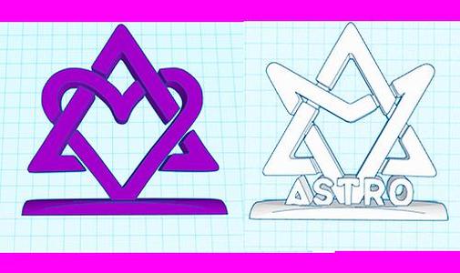 Astro and Aroha Logo Ornament