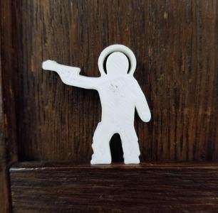 Astronaut Meeple With Pistol