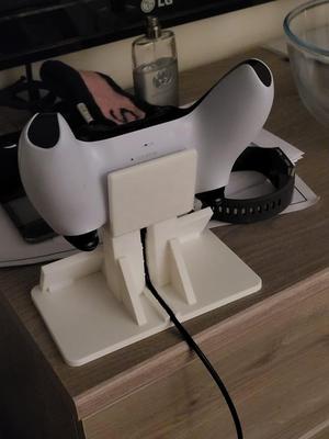 Playstation 5 Controller Holder with Charger Cable Management