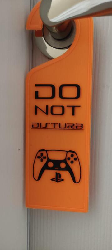 Don't Disturb Sign for Gamers