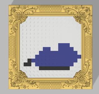 Brick Frame Pixel 16x16