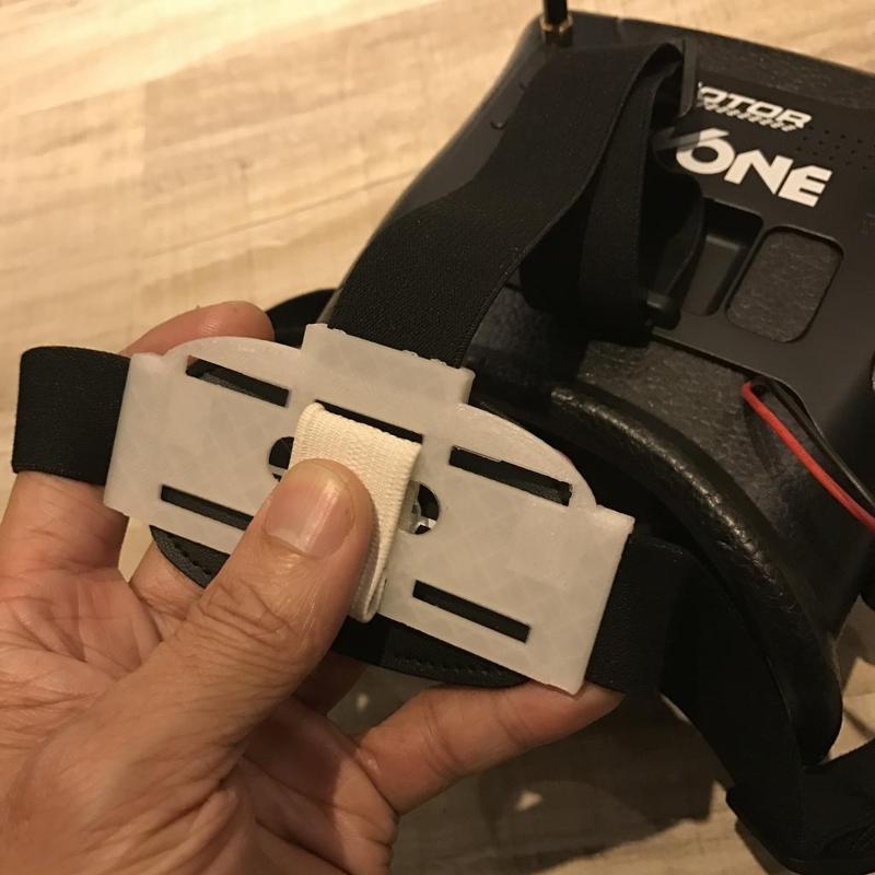 Battery mount for BeeRotor BVOne FPV GOGGLE