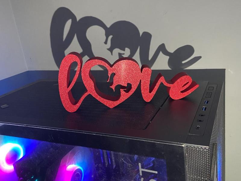 Love Baby Stand up ornament 