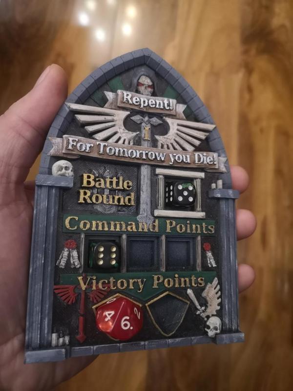 Battle Round Tracker, New! 40k, 9th Edition, Warhammer 40000