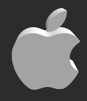 Apple logo decoration