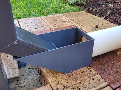 Downpipe rainhead/sump