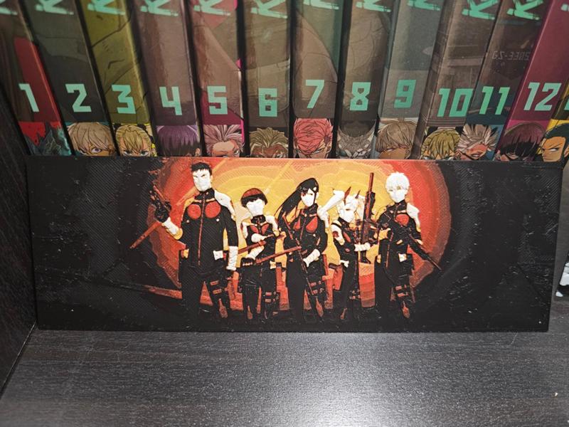 Kaiju No. 8 Bookmark | Hueforge Multicolor