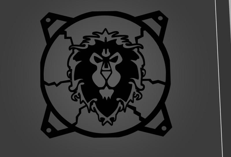 Fan cover world of warcraft model2 120mm