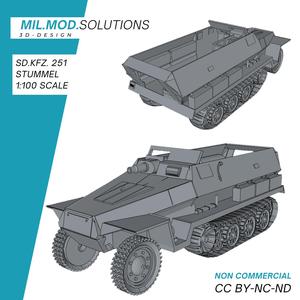 Sd.Kfz. 251 Stummel WW2 Wehrmacht