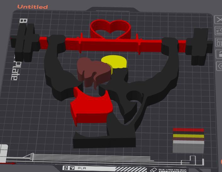 [COMMERCIAL] Couple Gym - Wall Art / Keychain / T-Shirt