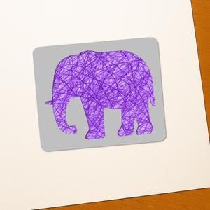 Elephant Drawing Stencils – 3D Printable Tools for Artists