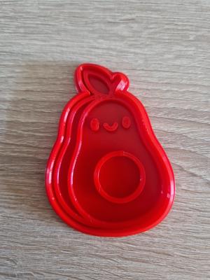 Avocado cookie cutter