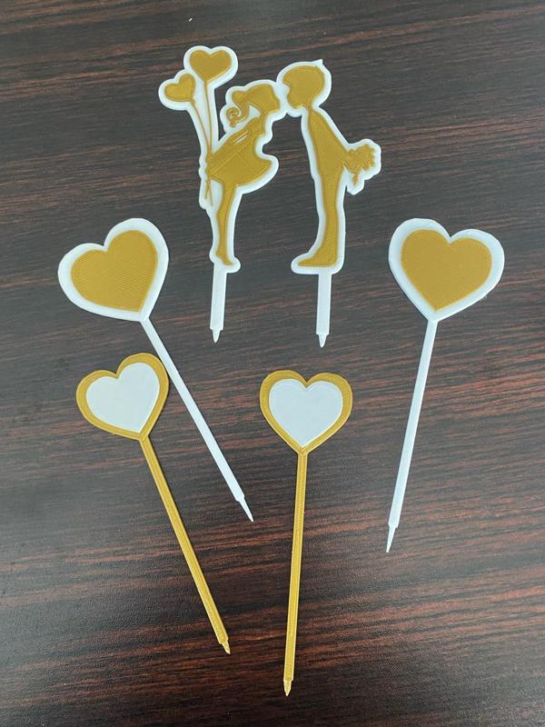 Topping for love cake