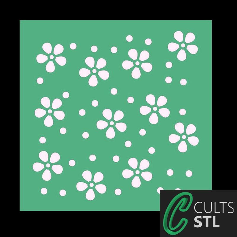 Stencil Estampa - 10x10cm