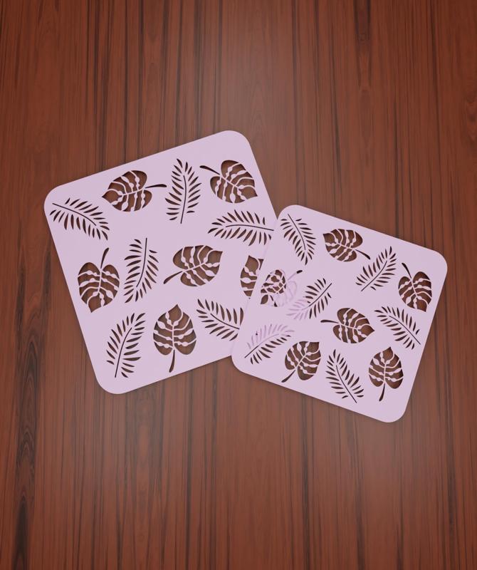 Stencil "Texture #66" (Leaves)