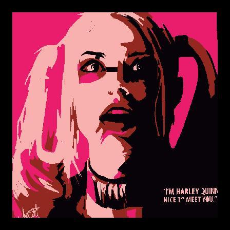 3-Layer Stencil Harley Quinn