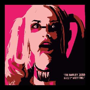 3-Layer Stencil Harley Quinn