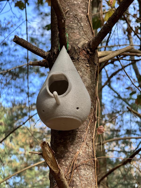 Hanging Bird House w/ Holes for Drainage/Air Flow