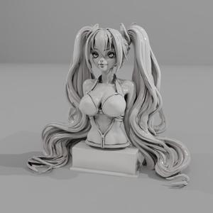 Premium Sexy Sculpt Hatsune Miku - 04 - 3D Model Figure