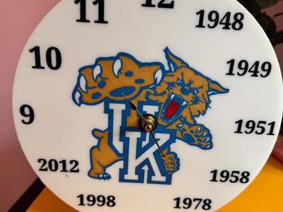 Kentucky Wildcats Basketball Wall Clock Mark Pope