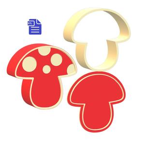 3pc Mushroom Bath Bomb Mold