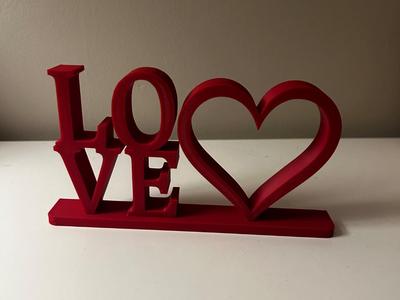 Maximum size A1 mini Love Heart Sign