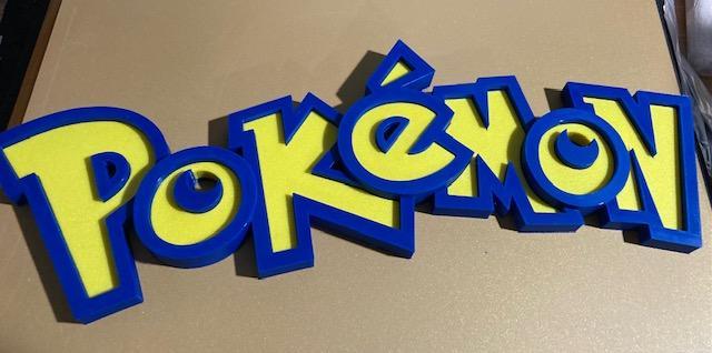 POKEMON WALL ART - 2 Color No AMS