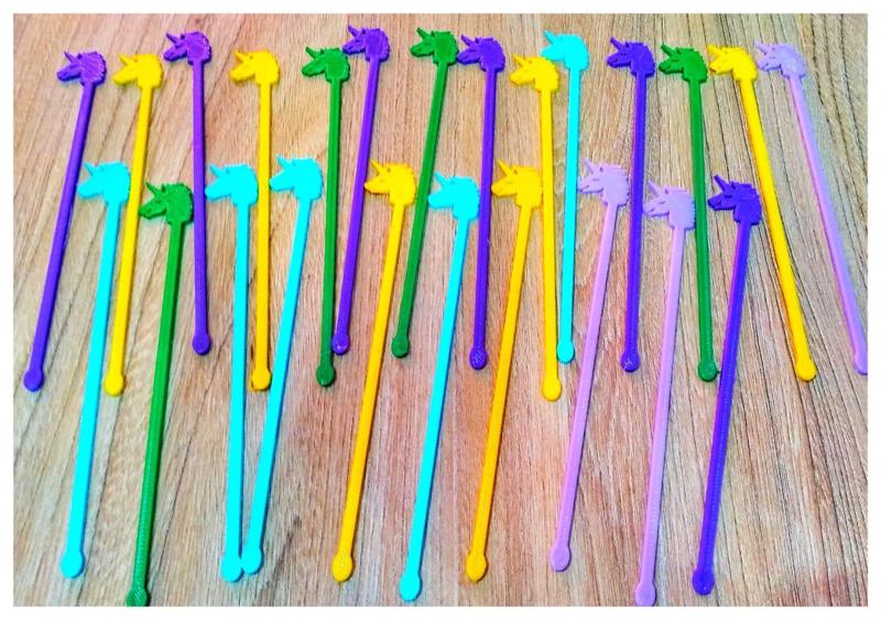 Cocktail stick mixer