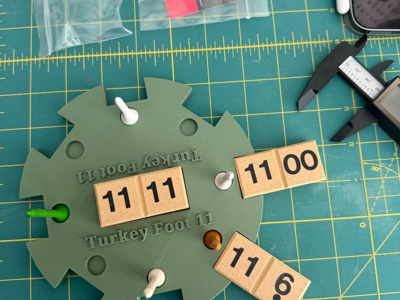 Custom Mexican Train (Turkey Foot 11) 