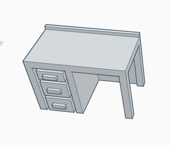 1:32 scale 1 workbench ( with leg ) BW workshop e.g. for Märklin KM1 layout