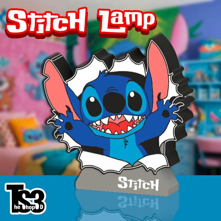 Stitch 3D Lamp