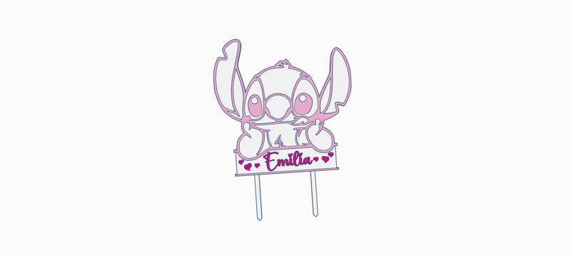 Stitch cake Topper Emilia