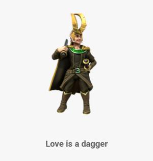 Love is a dagger
