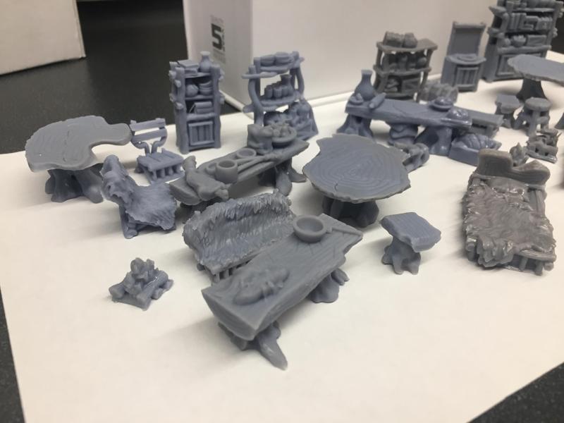 Primitive Furniture Set 1 30 Unique pieces