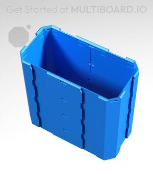2x1x2 - Full Multipoint Rail - Standard Click-In Multibin Shell Extension