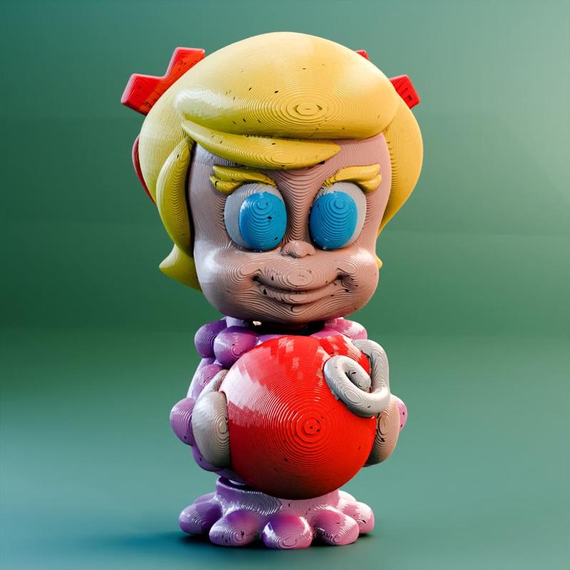 Cindy Lou Who - Mini Articulating Figurine