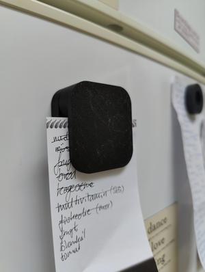 Gravity paper holder