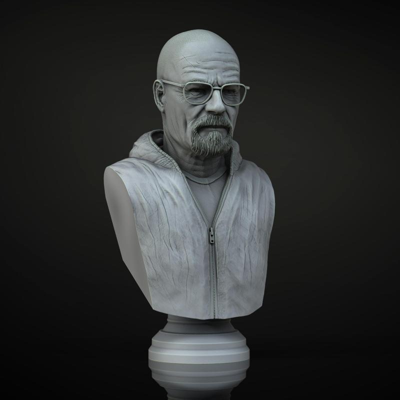 Walter White Bust - Breaking Bad (Pre-Supported)