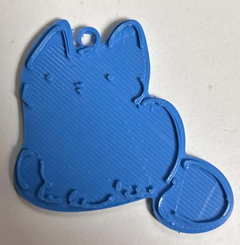 cute cat keychain