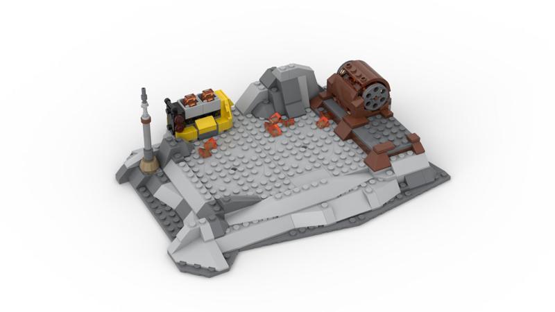 Brick Obi-Wan Kenobi vs. Darth Vader