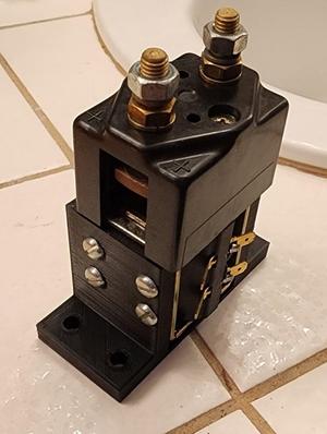 Solenoid Bracket for Curtis style golf cart solenoid