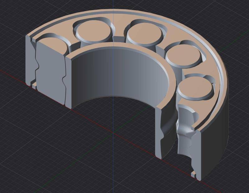 Best printable 6004 ball bearing (print in place) / Kugellager / Fidget