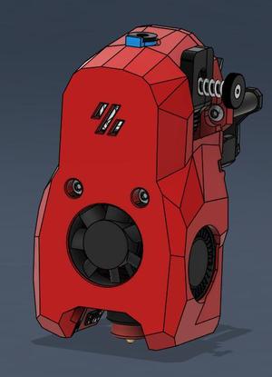 Mini Stealthburner - HGX Extruder - Voron LED - Collet Connector(*)