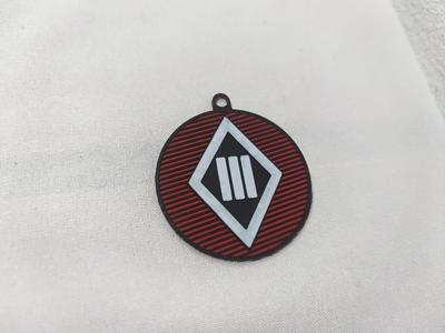 Tri sestry logo keychain